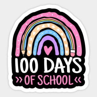 100 Days Of School Teacher Kids 100Th Day Of School Sticker